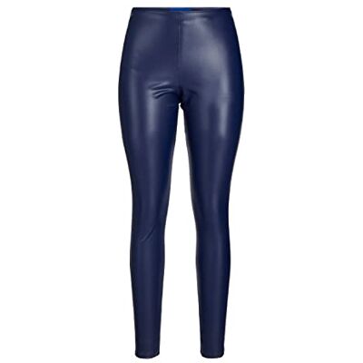 JACK & JONES dam Jxmegan Faux Leather Noos leggings, medelhavsblå/detalj: matta, S EU, Medelhavsblå/detalj: matt, S JACK & JONES dam Jxmegan Faux Leather Noos leggings, medelhavsblå/detalj: matta, S EU, Medelhavsblå/detalj: matt, S