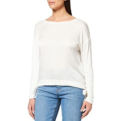 s.Oliver BLACK LABEL T-shirt för kvinnor, Mjuk vit, 44 SE s.Oliver BLACK LABEL T-shirt för kvinnor, Mjuk vit, 44 SE