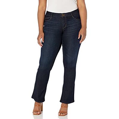 Democracy Jeans för kvinnor, Indigo, 24W Democracy Jeans för kvinnor, Indigo, 24W