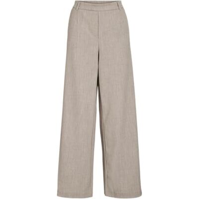Vila Vivarone Hw Wide byxa – Noos, Naturlig blandning, 40 Vila Vivarone Hw Wide byxa – Noos, Naturlig blandning, 40