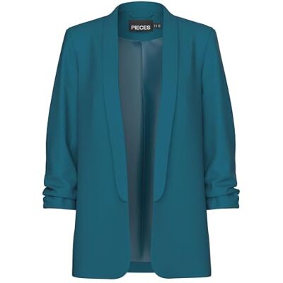 PIECES Pcboss 3/4 Blazer Noos T-tröja dam djup lagun, XL PIECES Pcboss 3/4 Blazer Noos T-tröja dam djup lagun, XL