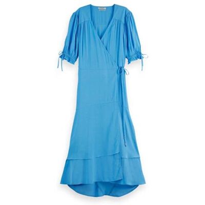 Scotch & Soda dam Midi Wrap Dress Casual klänning Scotch & Soda dam Midi Wrap Dress Casual klänning