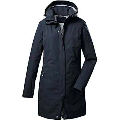 Killtec Dam 2 1/2 lager funktionell sparka/parkas med avtagbar huva KOS 93 WMN PRK; mörkmarinblå, 42, 39143-000, Mörkmarinblå, 42 Killtec Dam 2 1/2 lager funktionell sparka/parkas med avtagbar huva KOS 93 WMN PRK; mörkmarinblå, 42, 39143-000, Mörkmarinblå, 42