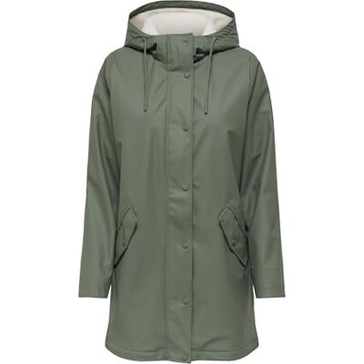 ONLY Onlsally Regnrock Otw Noos, Castor Gray, XS ONLY Onlsally Regnrock Otw Noos, Castor Gray, XS