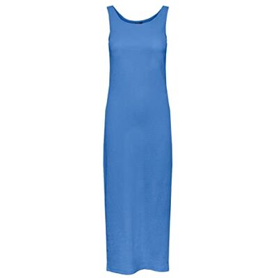 PIECES PCLUNA SL Maxi Dress SA BC, Marina, L PIECES PCLUNA SL Maxi Dress SA BC, Marina, L