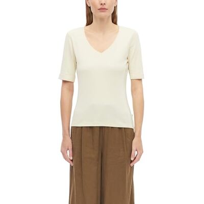 s.Oliver dam 2179331 T-shirt V-hals, smal passform (1-pack), BRUN, 34 s.Oliver dam 2179331 T-shirt V-hals, smal passform (1-pack), BRUN, 34