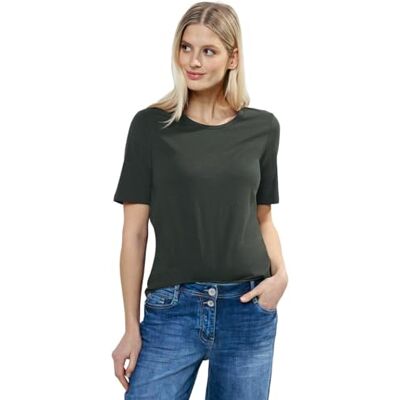 Cecil Damer NOS Basic Roundneck_Pantex, Stark khaki, XS Cecil Damer NOS Basic Roundneck_Pantex, Stark khaki, XS