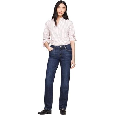 Tommy Hilfiger dam klassisk rak RW mörkblå rak, mörkblå, 32W/28L, Mörkblått, 32W / 28L Tommy Hilfiger dam klassisk rak RW mörkblå rak, mörkblå, 32W/28L, Mörkblått, 32W / 28L