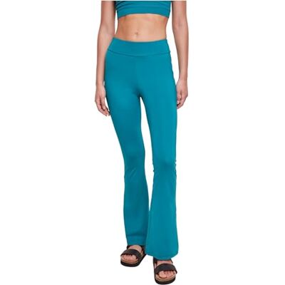 Urban Classics Ladies återvunna leggings med hög midja, damleggings, finns i många olika färger, storlekar XS till 5XL, vattengreen, XXL Urban Classics Ladies återvunna leggings med hög midja, damleggings, finns i många olika färger, storlekar XS till 5XL, vattengreen, XXL