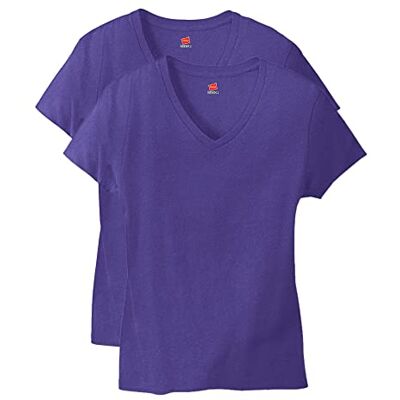 Hanes kvinnors lättvikt Nano t-shirt, lila, XX-Large Hanes kvinnors lättvikt Nano t-shirt, lila, XX-Large