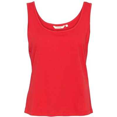 Cream Kvinnors Tank Top Scoop Neck Regular Fit Jersey Ärmlös Låg rygg dam, Hög risk röd, XS Cream Kvinnors Tank Top Scoop Neck Regular Fit Jersey Ärmlös Låg rygg dam, Hög risk röd, XS