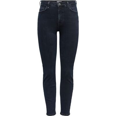 JDY fina Mw Skinny Ankle JNS Blueblackdnm, Blå svart denim, L / 32L JDY fina Mw Skinny Ankle JNS Blueblackdnm, Blå svart denim, L / 32L