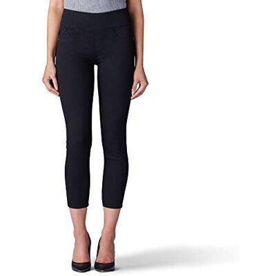 Rock & Republic Dam Denim Rx Fever Stretch Crop Jeans, Dna-svart, 36 Rock & Republic Dam Denim Rx Fever Stretch Crop Jeans, Dna-svart, 36