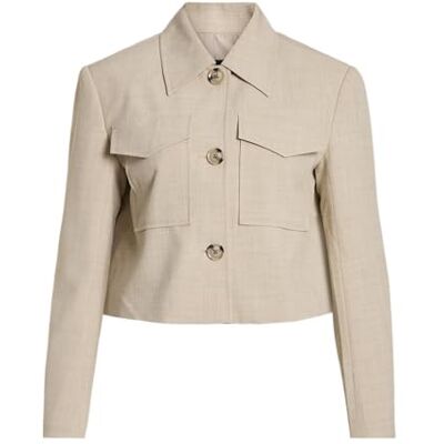 Vila kvinnors Virosa Blazer Jacka #3, Super Light Natural Melan, 14, Superlätt naturlig melan., 40 Vila kvinnors Virosa Blazer Jacka #3, Super Light Natural Melan, 14, Superlätt naturlig melan., 40