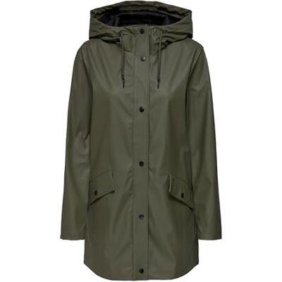 ONLY Onlelisa Raincoat OTW regnjacka dam, Kalamata, XL ONLY Onlelisa Raincoat OTW regnjacka dam, Kalamata, XL