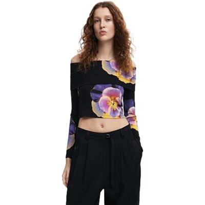 Desigual TS_PENSEE_Lacroix, 2000, L, svart, L Desigual TS_PENSEE_Lacroix, 2000, L, svart, L