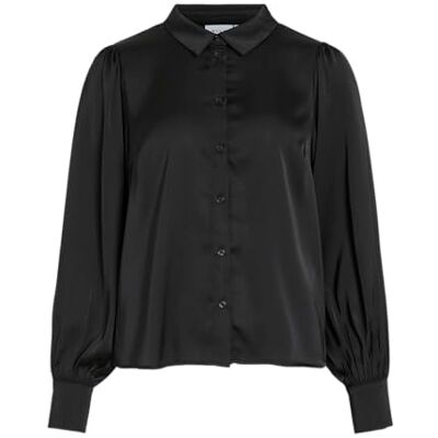 Vila Vienna Ravenna L/S Balloon skjorta – Noos, Svart skönhet, 38 Vila Vienna Ravenna L/S Balloon skjorta – Noos, Svart skönhet, 38