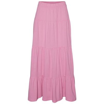 VERO MODA VMMIA HW Long Skirt JRS SPE, Rosa kosmos, M VERO MODA VMMIA HW Long Skirt JRS SPE, Rosa kosmos, M
