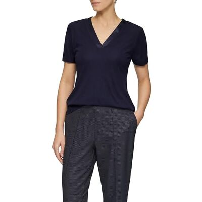 s.Oliver BLACK LABEL T-shirt med satinurringning, 5959, 42 s.Oliver BLACK LABEL T-shirt med satinurringning, 5959, 42