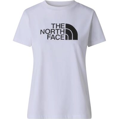 THE NORTH FACE Dam Evolution Half Dome Slim T-Shirt Mjuk, Andningsbar Bomulls- och Polyesterblandning Lätt att Bära i Lager Slim Fit TNF White,XS THE NORTH FACE Dam Evolution Half Dome Slim T-Shirt Mjuk, Andningsbar Bomulls- och Polyesterblandning Lätt att Bära i Lager Slim Fit TNF White,XS