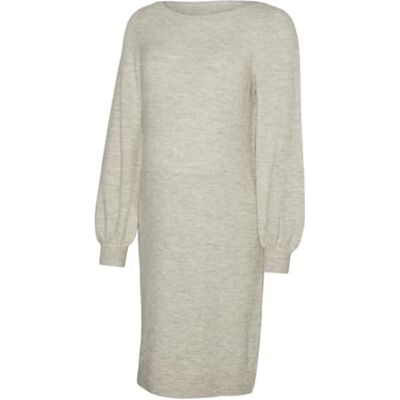 VERO MODA kvinnlig stickad klänning VMMLEFILE mammaklänning, Björk, XS VERO MODA kvinnlig stickad klänning VMMLEFILE mammaklänning, Björk, XS