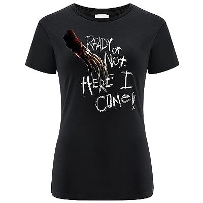 ERT GROUP Warner Bros. Nightmare of Elm Street, Nightmare of the Elm Street 001, Kortärmad T-shirt dam, 100% bomull, Ensidigt levande tryck, Size L, Black, Sömlös design, ERT GROUP Warner Bros. Nightmare of Elm Street, Nightmare of the Elm Street 001, Kortärmad T-shirt dam, 100% bomull, Ensidigt levande tryck, Size L, Black, Sömlös design,