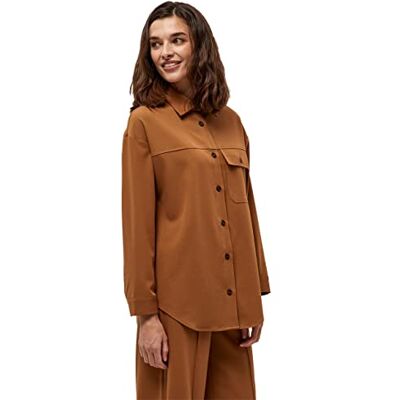 Minus DamNagina skjorta, Rustic Brown, 36 Minus DamNagina skjorta, Rustic Brown, 36