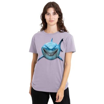 Finding Nemo Hitta Nemo Bruce Shark Smile dam t-shirt, lavendel, medium, Lavendel, M Finding Nemo Hitta Nemo Bruce Shark Smile dam t-shirt, lavendel, medium, Lavendel, M
