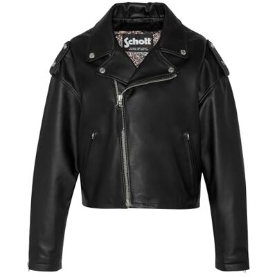 Schott NYC Lcwamber jacka dam, svart, XL Schott NYC Lcwamber jacka dam, svart, XL