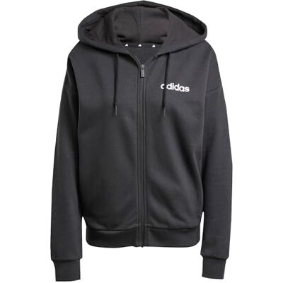 adidas Essentials linjär hel dragkedja fransk frotté huvtröja adidas Essentials linjär hel dragkedja fransk frotté huvtröja