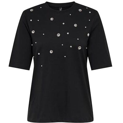 ONLY Onljulia Life S/S Top Box JRS, svart, L ONLY Onljulia Life S/S Top Box JRS, svart, L