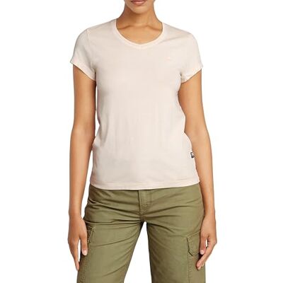G-STAR RAW Eyben Slim V-Neck Top 2.0, Rosa (linne Gd D24533-b059-h033), S G-STAR RAW Eyben Slim V-Neck Top 2.0, Rosa (linne Gd D24533-b059-h033), S