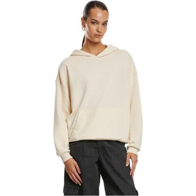 Urban Classics Dam Ladies Light Terry oversized huvtröja huvtröja, Vit, M Urban Classics Dam Ladies Light Terry oversized huvtröja huvtröja, Vit, M