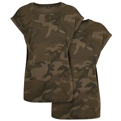 Build Your Brand dam-t-shirt damer förlängd axel camo te 2-pack oliv camo XL, Olivskamo, XL Build Your Brand dam-t-shirt damer förlängd axel camo te 2-pack oliv camo XL, Olivskamo, XL