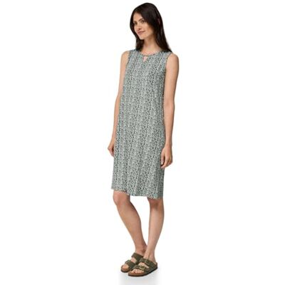 Cecil Mönstrad jerseyklänning för kvinnor, balmy khaki, L Cecil Mönstrad jerseyklänning för kvinnor, balmy khaki, L