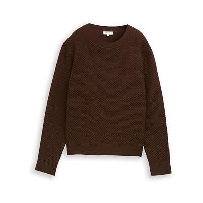 TOM TAILOR damtröja, 27506 – Mörkbrun, 3XL TOM TAILOR damtröja, 27506 – Mörkbrun, 3XL