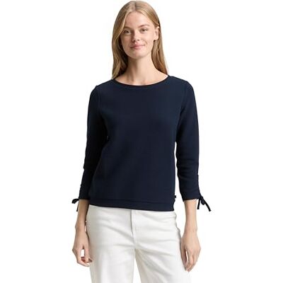 TOM TAILOR Denim damtröja, 10668 – himmelskaptensblå, XXL TOM TAILOR Denim damtröja, 10668 – himmelskaptensblå, XXL