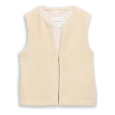 TOM TAILOR damväst, 29517 – Sandsten beige, XXL TOM TAILOR damväst, 29517 – Sandsten beige, XXL