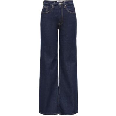 ONLY Wide-Fit Jeans ONLJUICY High Waist Wide Bred Ben Fit Jeans, Mörkblå jeans, 30W / 34L ONLY Wide-Fit Jeans ONLJUICY High Waist Wide Bred Ben Fit Jeans, Mörkblå jeans, 30W / 34L