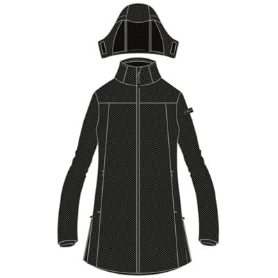 CMP Woman Parka Jacket Zip Hood Damjacka CMP Woman Parka Jacket Zip Hood Damjacka