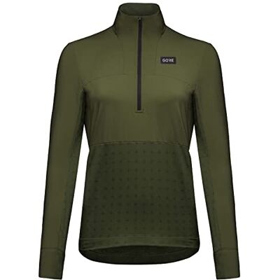 Gore Wear Trailkpr Hybrid 1/2-Zip Groen - Jacka Gore Wear Trailkpr Hybrid 1/2-Zip Groen - Jacka