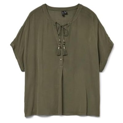 VERO MODA dam Vmbente Ss Wide Top WVN Ga, Kalamata, S VERO MODA dam Vmbente Ss Wide Top WVN Ga, Kalamata, S