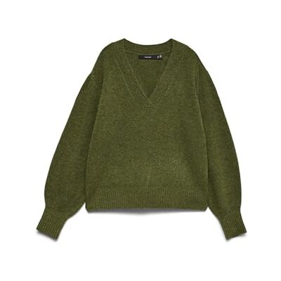 VERO MODA Vmboom Ls V-hals tröja Noos, Cypress, XS VERO MODA Vmboom Ls V-hals tröja Noos, Cypress, XS