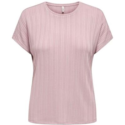 ONLY Onlirina S/S O-Neck Top JRS, Violett is, XS ONLY Onlirina S/S O-Neck Top JRS, Violett is, XS