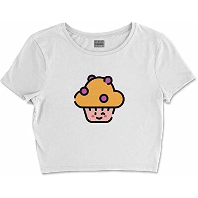 Bona Basics , Digitalt tryck, bas-t-shirt för kvinnor, 100% bomull, vit, avslappnad, damtoppar, storlek: L, Vitt och blått Bona Basics , Digitalt tryck, bas-t-shirt för kvinnor, 100% bomull, vit, avslappnad, damtoppar, storlek: L, Vitt och blått