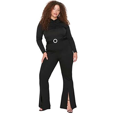 Trendyol Dam TBBAW23AR0001/Siyah byxor, svart, XL, Svart, XL Trendyol Dam TBBAW23AR0001/Siyah byxor, svart, XL, Svart, XL