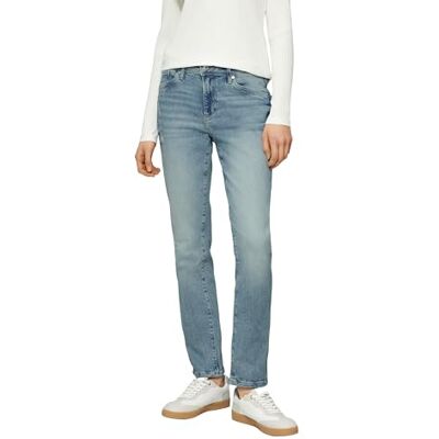 s.Oliver Damjeans Betsy – smal passform/medelhög slits/smal ben/använd look, blå, 36W / 32L s.Oliver Damjeans Betsy – smal passform/medelhög slits/smal ben/använd look, blå, 36W / 32L