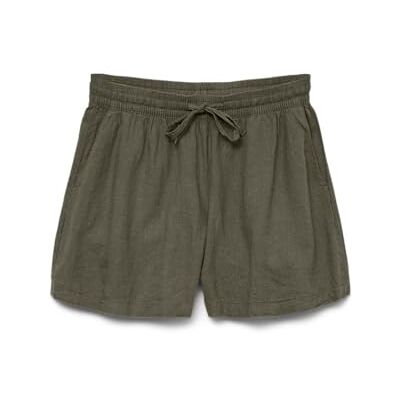 VERO MODA Vmlinn Shorts WVN Noos, Kalamata, XS VERO MODA Vmlinn Shorts WVN Noos, Kalamata, XS
