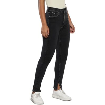 Calvin Jeans High Rise Skinny byxor för kvinnor, Denimsvart, 28W x 32L Calvin Jeans High Rise Skinny byxor för kvinnor, Denimsvart, 28W x 32L
