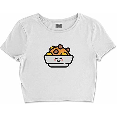 Bona Basics , Digitalt tryck, bas-t-shirt för kvinnor, 100% bomull, vit, avslappnad, damtoppar, storlek: L, Vitt och blått Bona Basics , Digitalt tryck, bas-t-shirt för kvinnor, 100% bomull, vit, avslappnad, damtoppar, storlek: L, Vitt och blått
